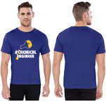 Chemical Engineer Round Neck Tees - Flask Design