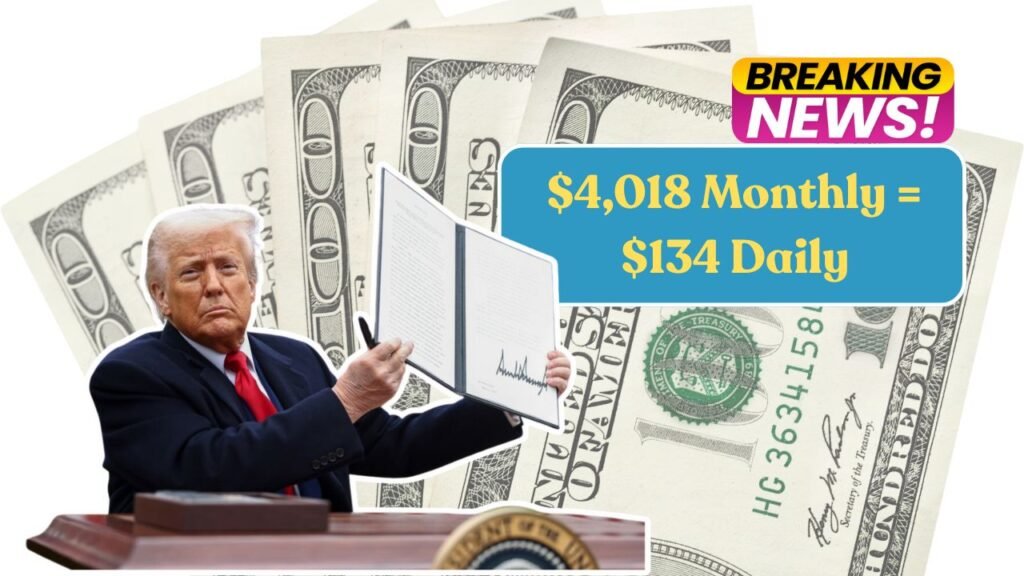 $4,018 Monthly = $134 Daily